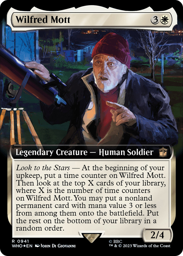 Wilfred Mott (Extended Art) (Surge Foil) [Doctor Who] | GrognardGamesBatavia