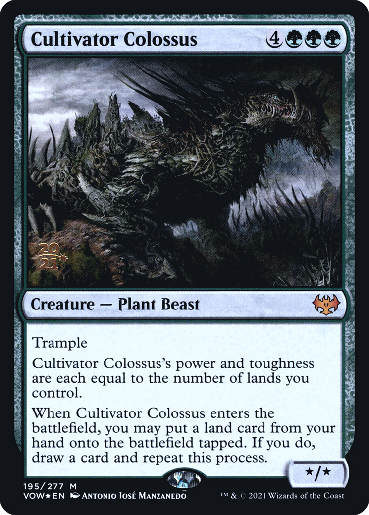 Cultivator Colossus [Innistrad: Crimson Vow Prerelease Promos] | GrognardGamesBatavia