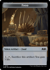 Faerie // Food (0010) Double-Sided Token [Wilds of Eldraine Tokens] | GrognardGamesBatavia