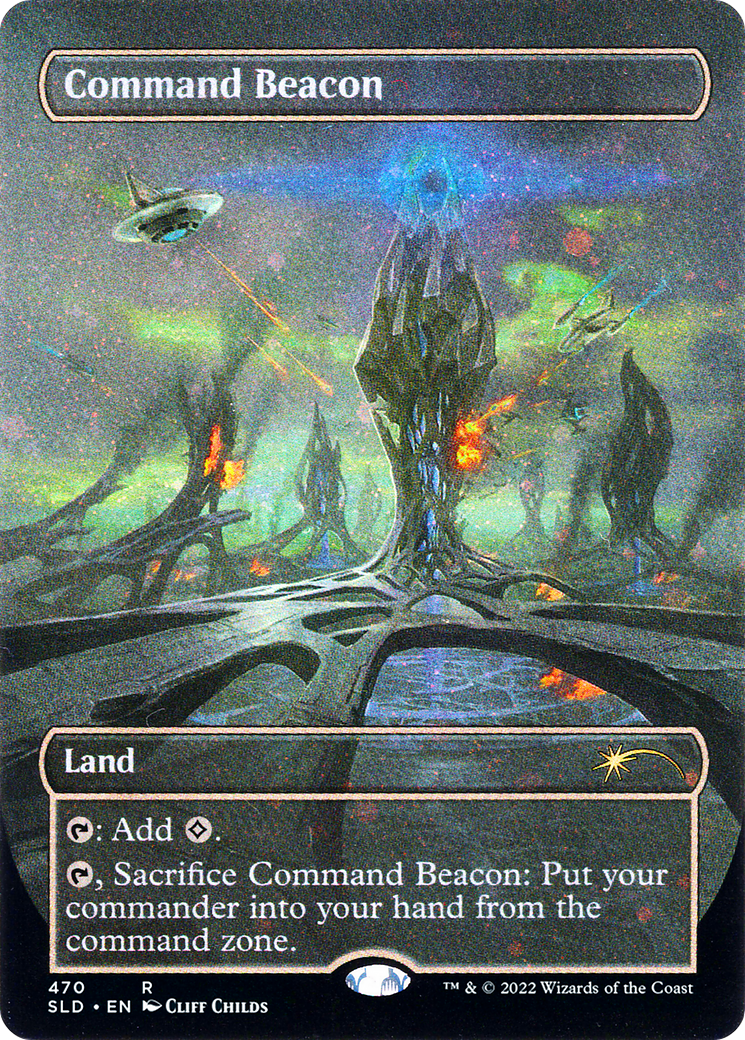 Command Beacon (Galaxy Foil) [Secret Lair Drop Series] | GrognardGamesBatavia