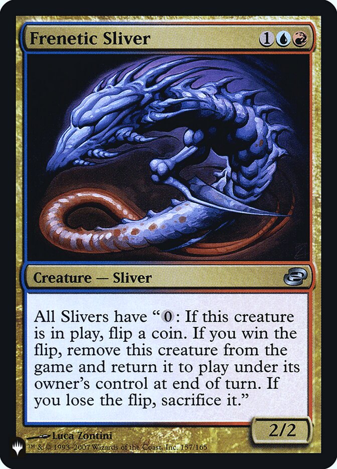 Frenetic Sliver [Secret Lair: Heads I Win, Tails You Lose] | GrognardGamesBatavia