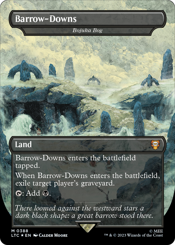 Barrow-Downs - Bojuka Bog (Surge Foil Realms and Relics) [The Lord of the Rings: Tales of Middle-Earth Commander] | GrognardGamesBatavia