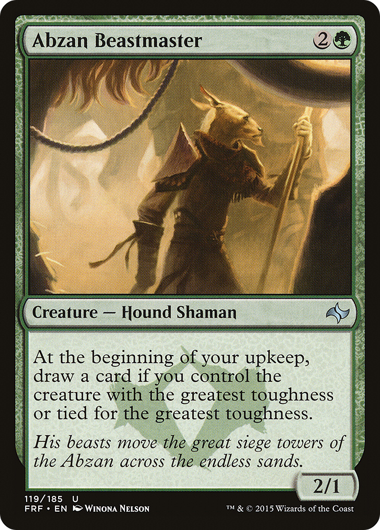 Abzan Beastmaster [Fate Reforged] | GrognardGamesBatavia