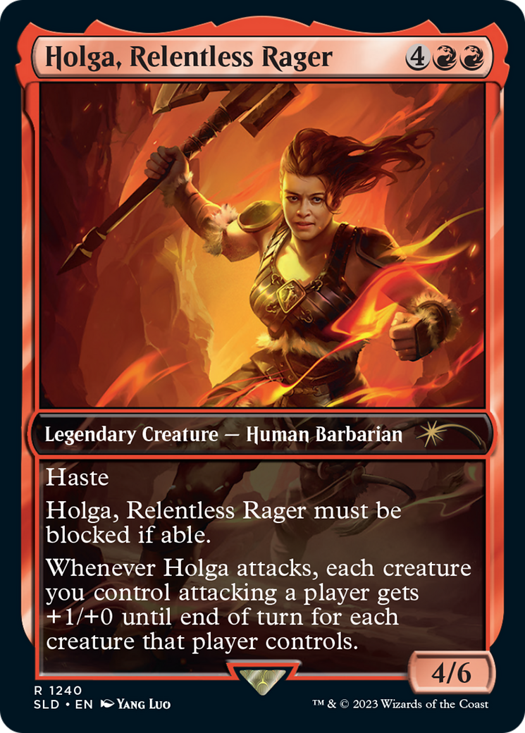 Holga, Relentless Rager [Secret Lair Drop Series] | GrognardGamesBatavia