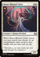 Moon-Blessed Cleric [Duskmourn: House of Horror Commander] | GrognardGamesBatavia