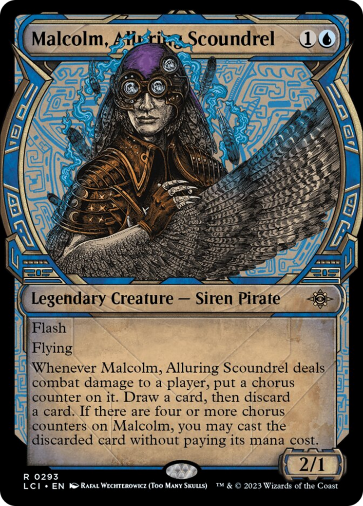 Malcolm, Alluring Scoundrel (Showcase) [The Lost Caverns of Ixalan] | GrognardGamesBatavia