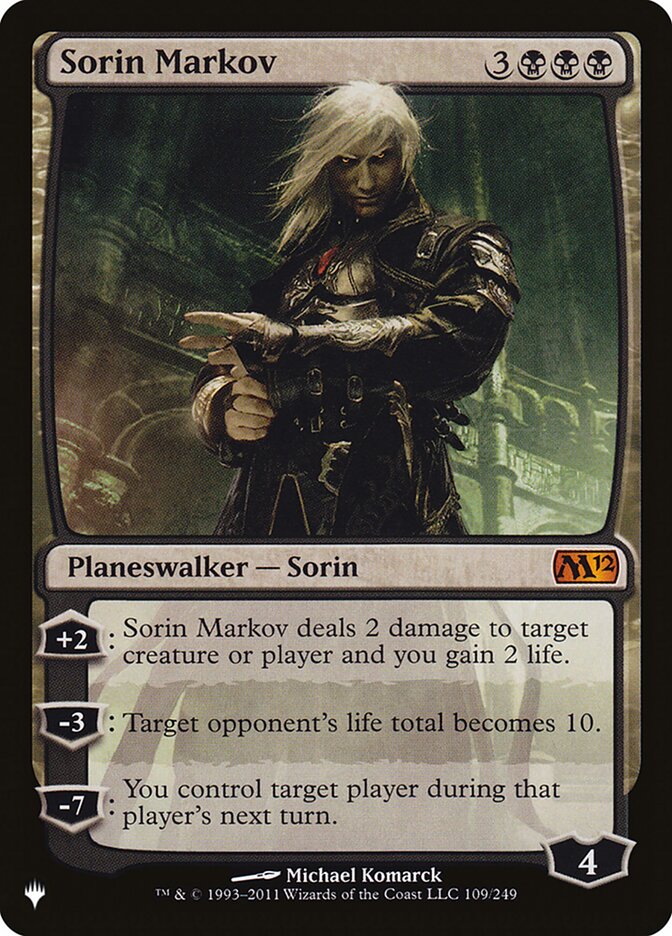 Sorin Markov [The List] | GrognardGamesBatavia