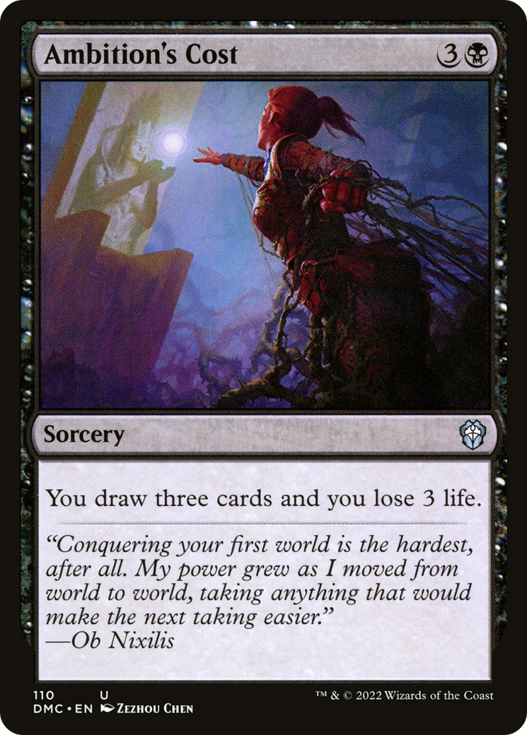Ambition's Cost [Dominaria United Commander] | GrognardGamesBatavia