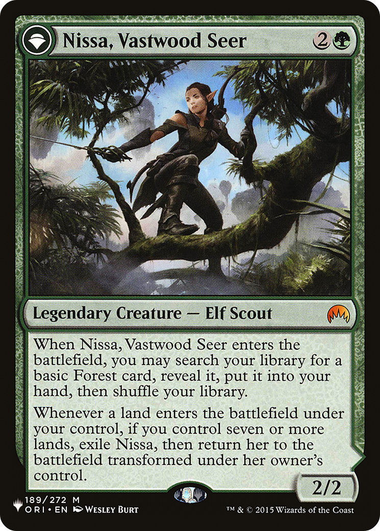 Nissa, Vastwood Seer // Nissa, Sage Animist [Secret Lair: From Cute to Brute] | GrognardGamesBatavia