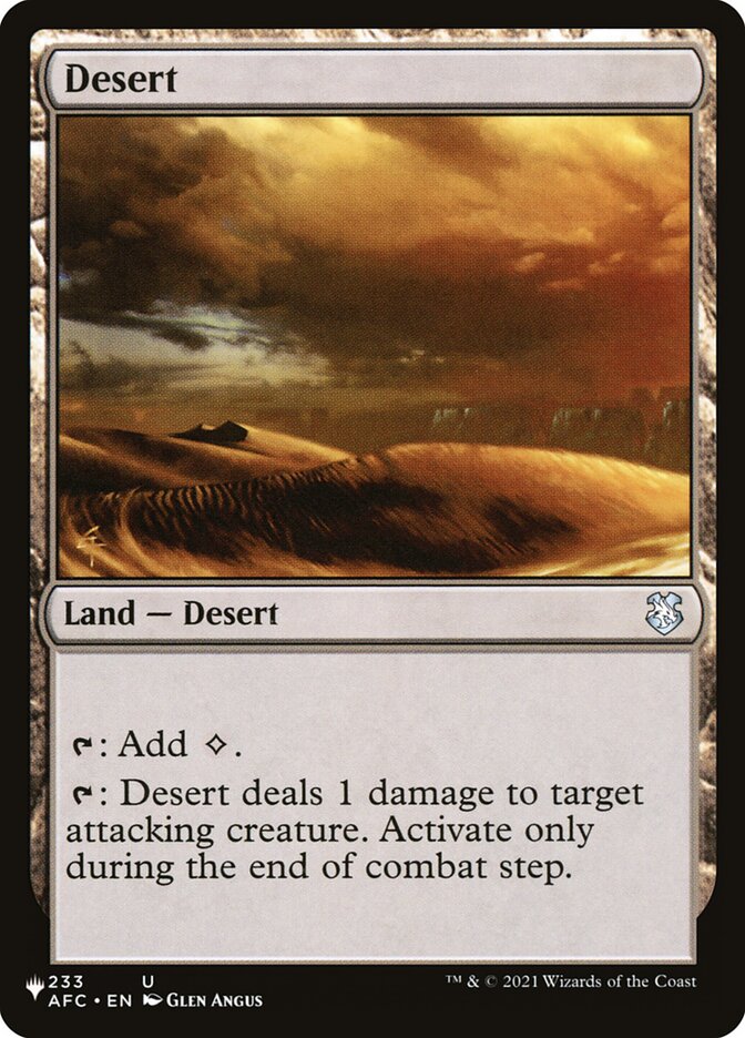 Desert [The List] | GrognardGamesBatavia