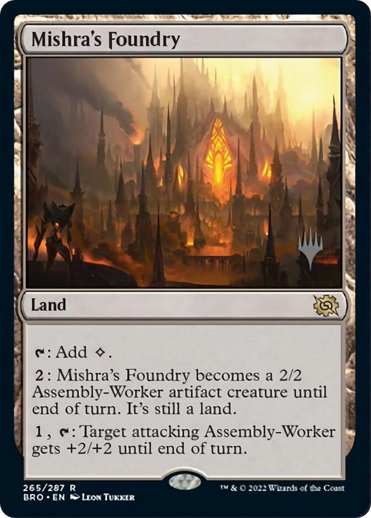 Mishra's Foundry (Promo Pack) [The Brothers' War Promos] | GrognardGamesBatavia