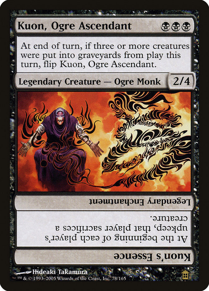 Kuon, Ogre Ascendant // Kuon's Essence [Saviors of Kamigawa] | GrognardGamesBatavia