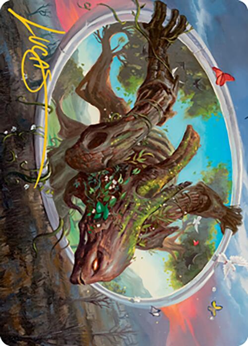 Gaea's Will Art Card (Gold-Stamped Signature) [Modern Horizons 2 Art Series] | GrognardGamesBatavia