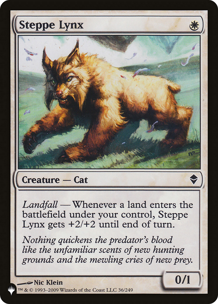 Steppe Lynx [The List Reprints] | GrognardGamesBatavia