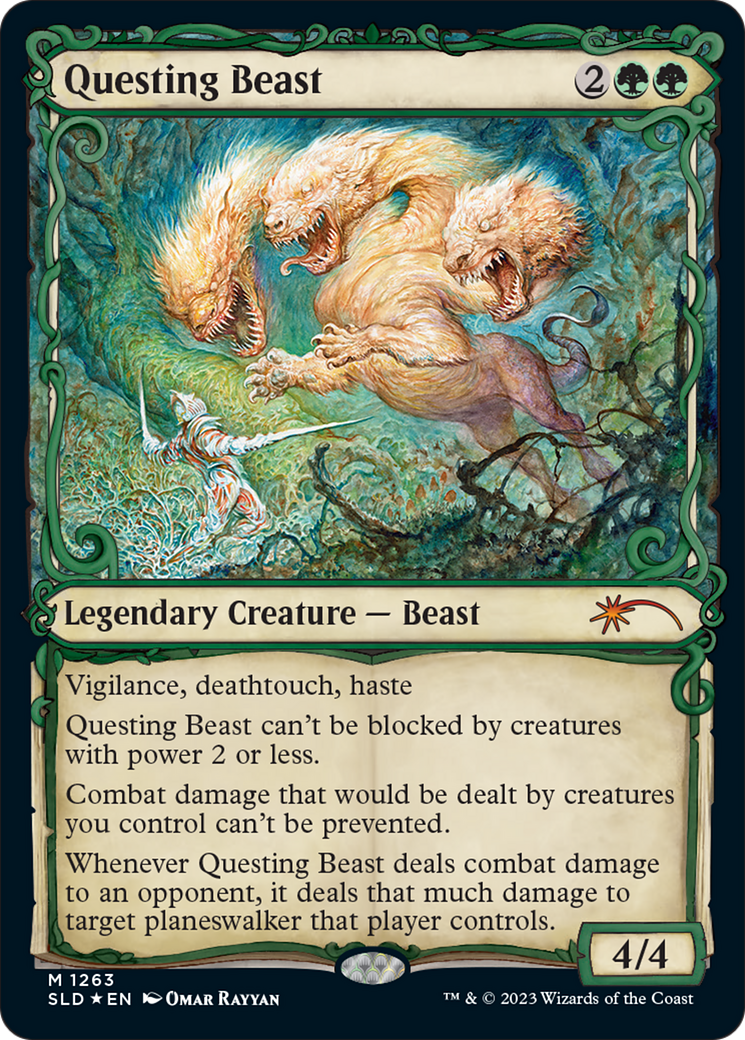 Questing Beast (Halo Foil) [Secret Lair Drop Series] | GrognardGamesBatavia