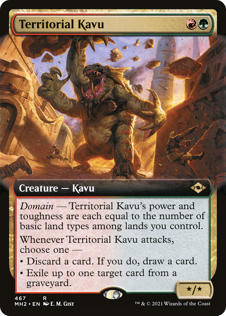 Territorial Kavu (Extended Art) [Modern Horizons 2] | GrognardGamesBatavia
