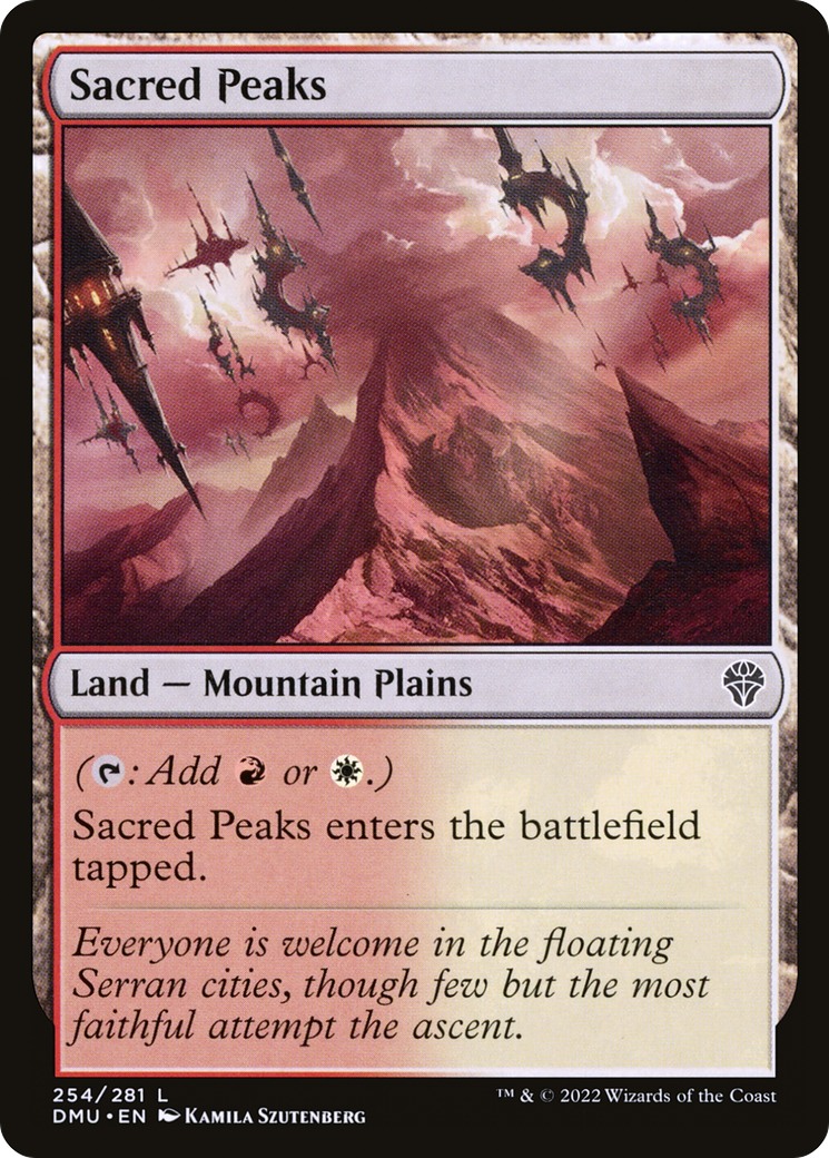 Sacred Peaks [Dominaria United] | GrognardGamesBatavia