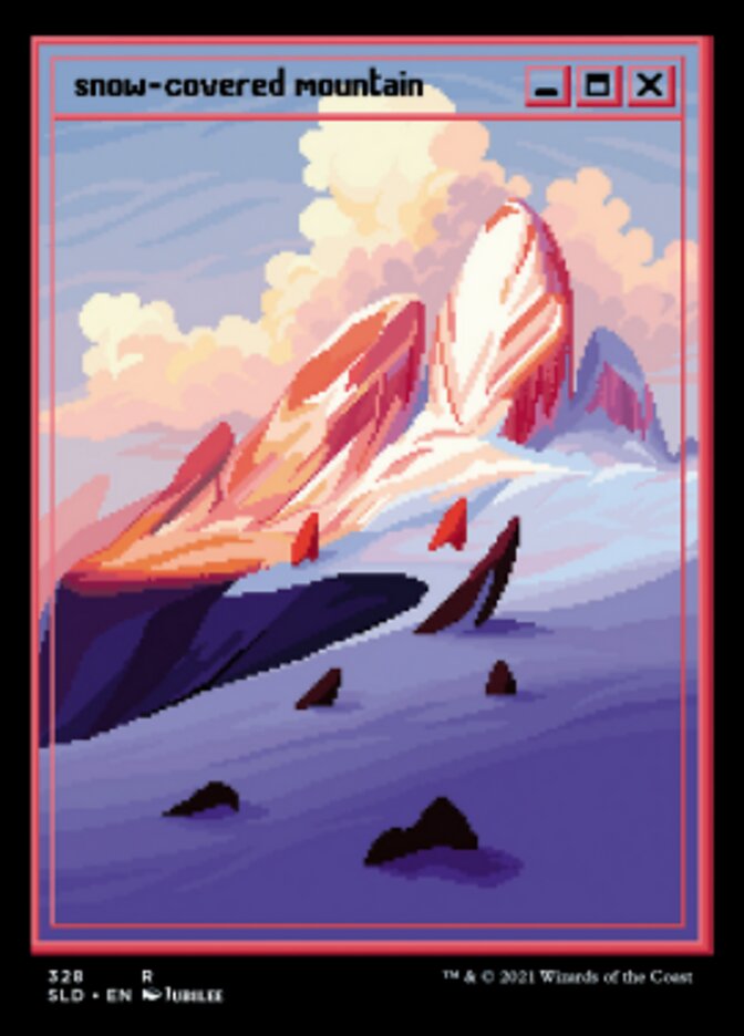 Snow-Covered Mountain (328) [Secret Lair Drop Series] | GrognardGamesBatavia