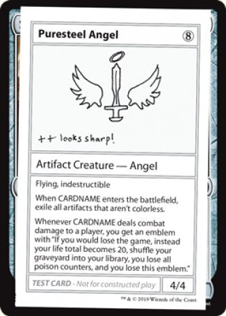 Puresteel Angel (2021 Edition) [Mystery Booster Playtest Cards] | GrognardGamesBatavia