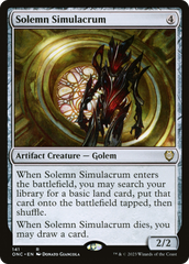 Solemn Simulacrum [Phyrexia: All Will Be One Commander] | GrognardGamesBatavia