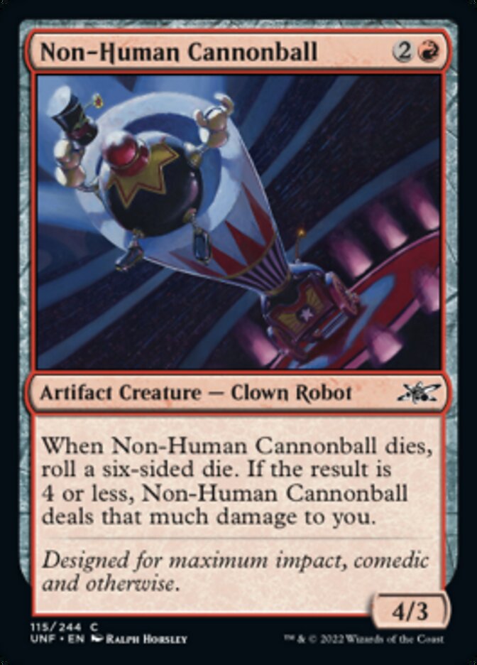 Non-Human Cannonball [Unfinity] | GrognardGamesBatavia