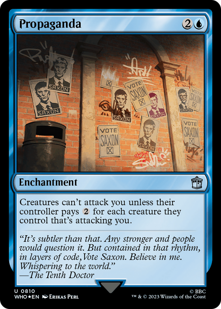 Propaganda (Surge Foil) [Doctor Who] | GrognardGamesBatavia