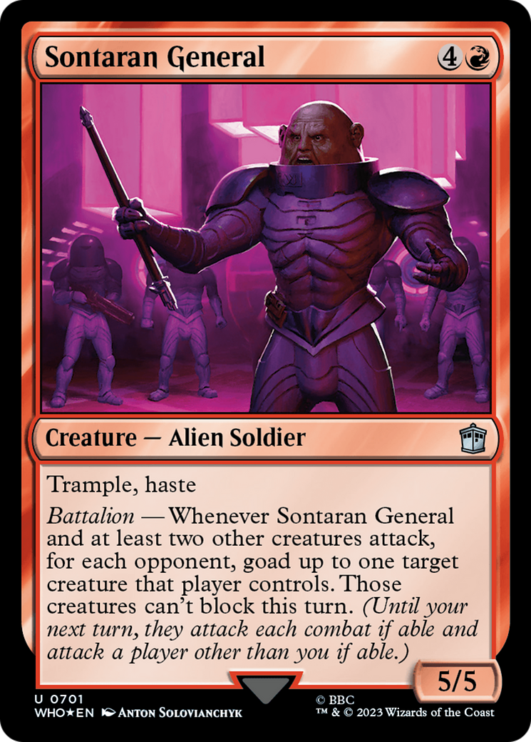 Sontaran General (Surge Foil) [Doctor Who] | GrognardGamesBatavia