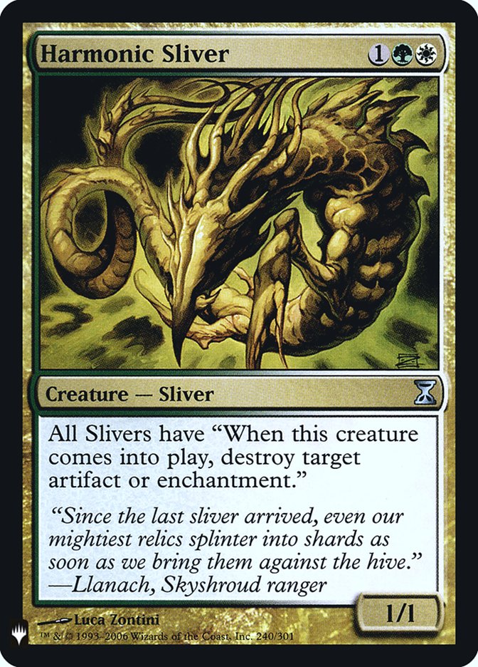 Harmonic Sliver [Mystery Booster] | GrognardGamesBatavia