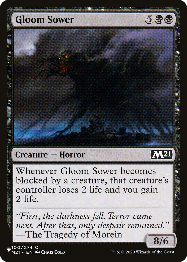 Gloom Sower [The List] | GrognardGamesBatavia