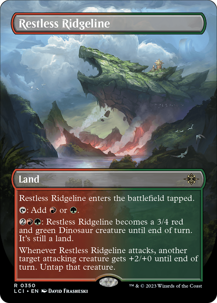 Restless Ridgeline (Borderless) [The Lost Caverns of Ixalan] | GrognardGamesBatavia