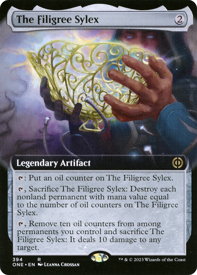 The Filigree Sylex (Extended Art) [Phyrexia: All Will Be One] | GrognardGamesBatavia