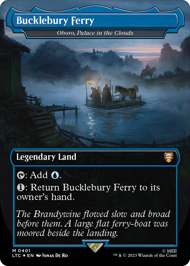 Bucklebury Ferry - Oboro, Palace in the Clouds (Surge Foil Realms and Relics) [The Lord of the Rings: Tales of Middle-Earth Commander] | GrognardGamesBatavia