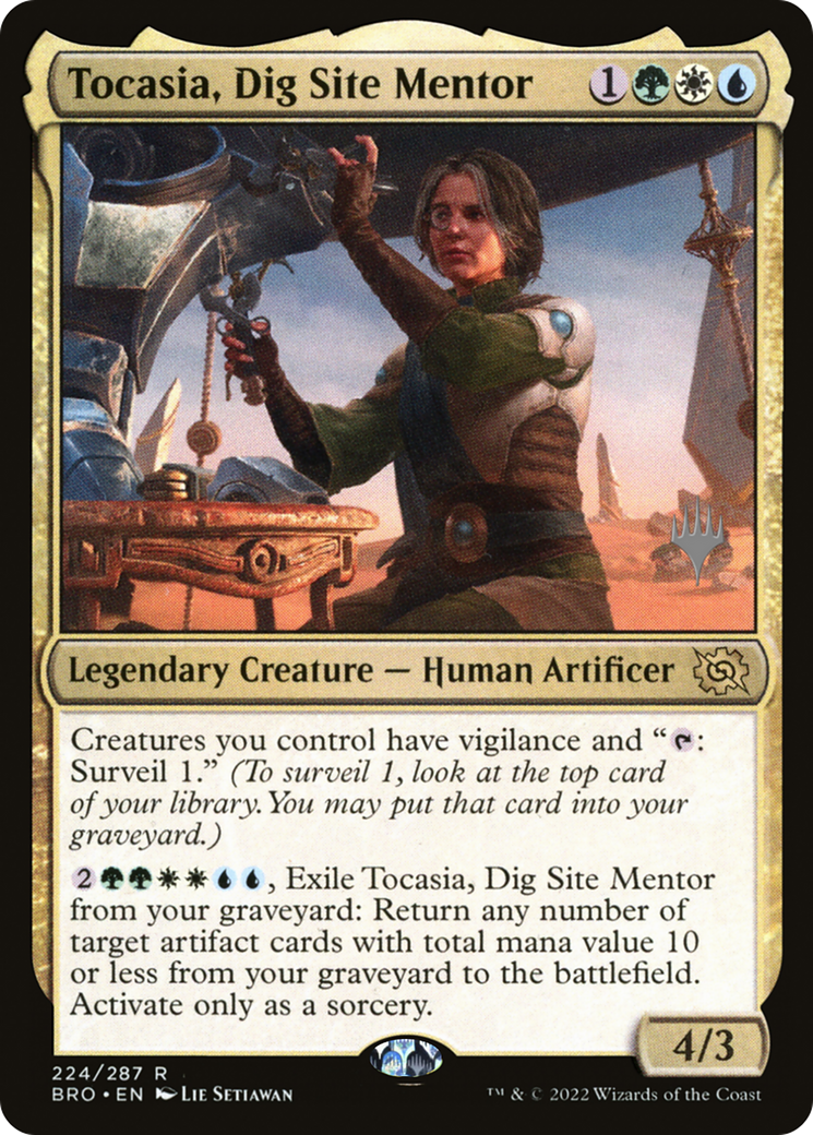 Tocasia, Dig Site Mentor (Promo Pack) [The Brothers' War Promos] | GrognardGamesBatavia