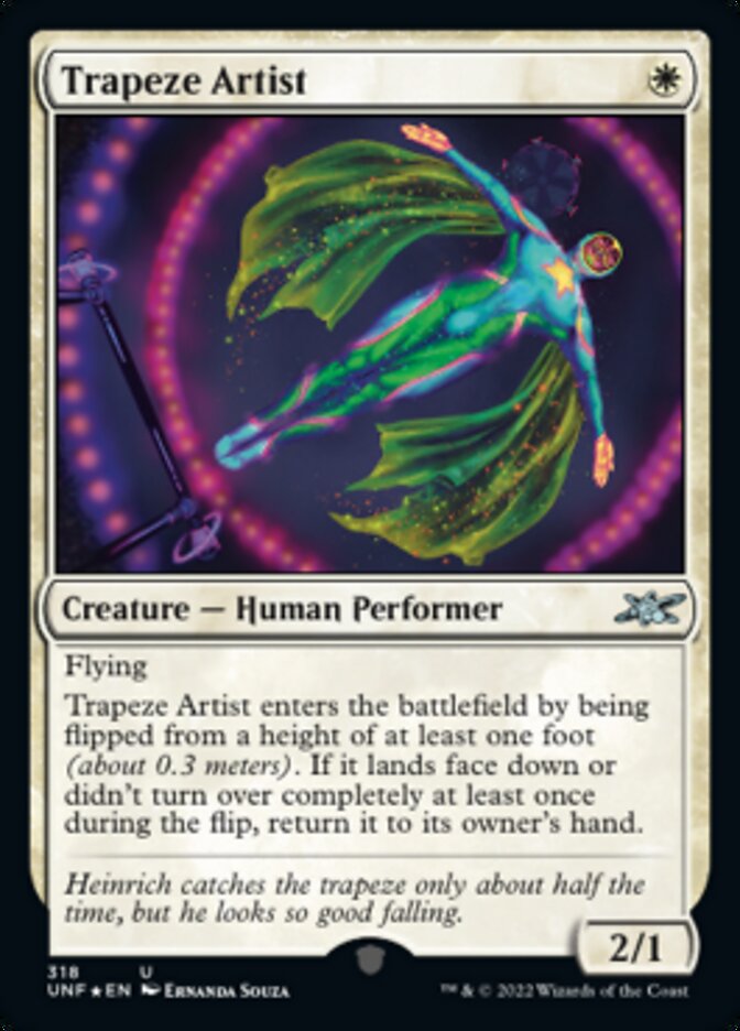 Trapeze Artist (Galaxy Foil) [Unfinity] | GrognardGamesBatavia