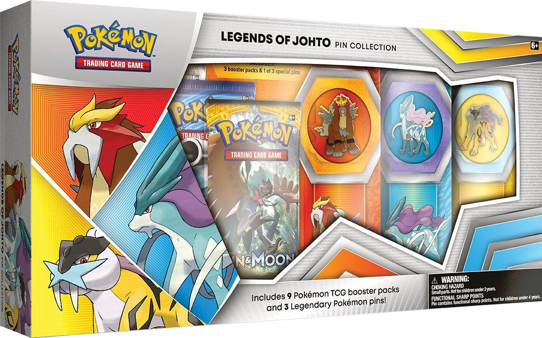 Pin Collection - Legends of Johto | GrognardGamesBatavia