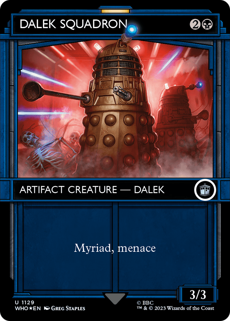 Dalek Squadron (Showcase) (Surge Foil) [Doctor Who] | GrognardGamesBatavia