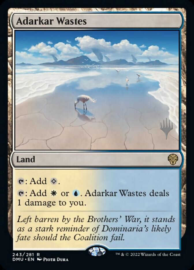 Adarkar Wastes (Promo Pack) [Dominaria United Promos] | GrognardGamesBatavia