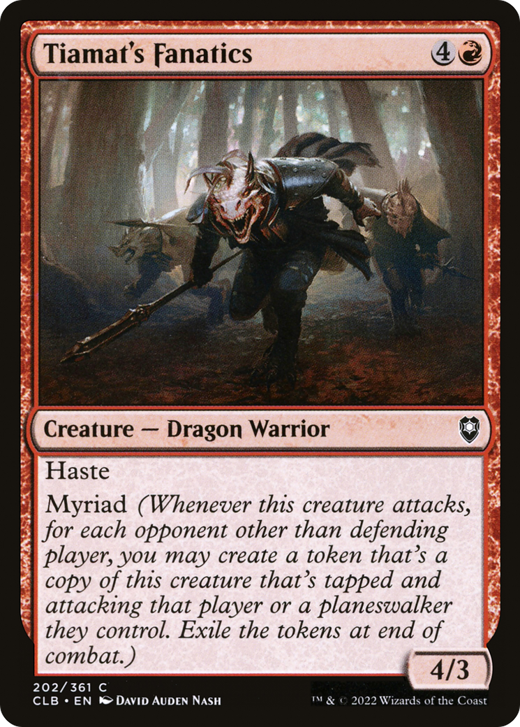 Tiamat's Fanatics [Commander Legends: Battle for Baldur's Gate] | GrognardGamesBatavia