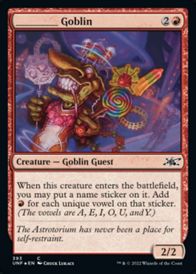 _____ Goblin (Galaxy Foil) [Unfinity] | GrognardGamesBatavia