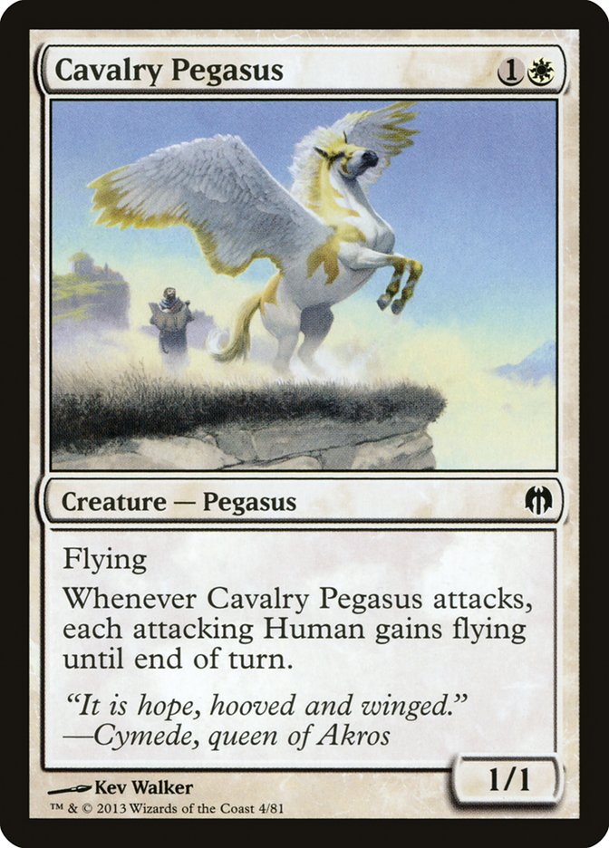 Cavalry Pegasus [Duel Decks: Heroes vs. Monsters] | GrognardGamesBatavia