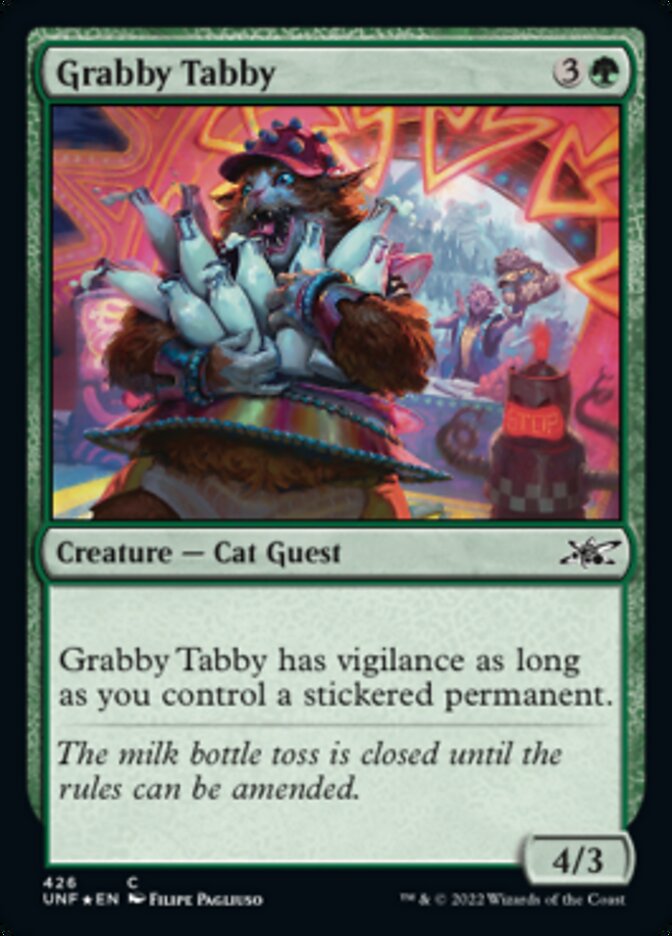 Grabby Tabby (Galaxy Foil) [Unfinity] | GrognardGamesBatavia