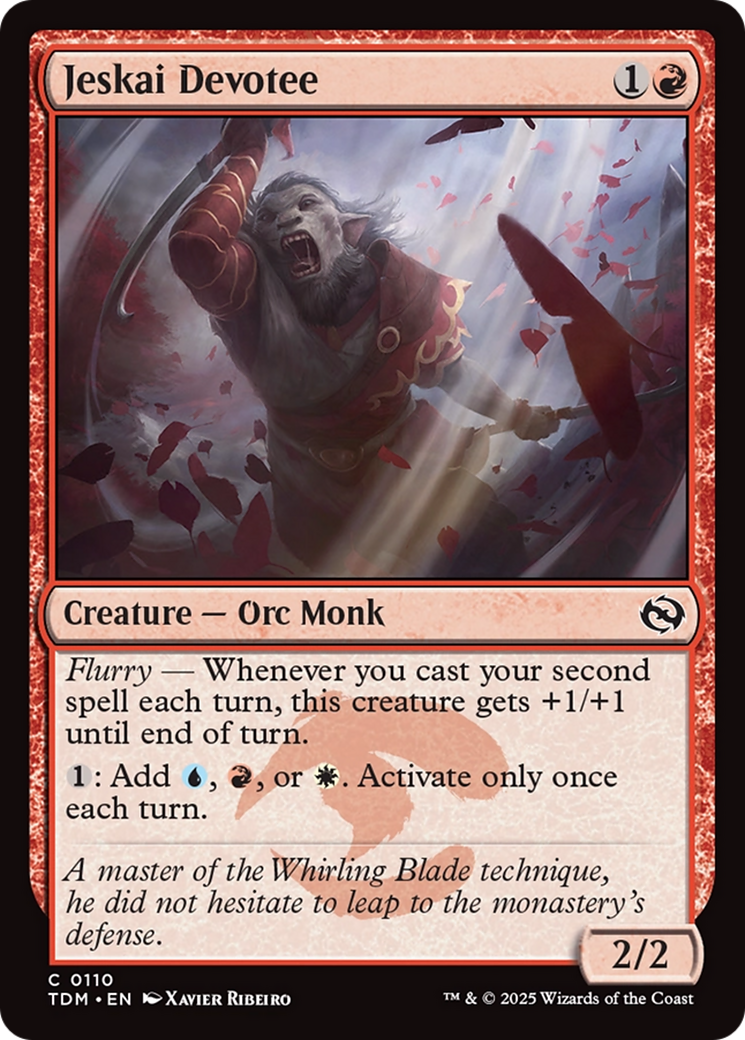 Jeskai Devotee [Tarkir: Dragonstorm] | GrognardGamesBatavia