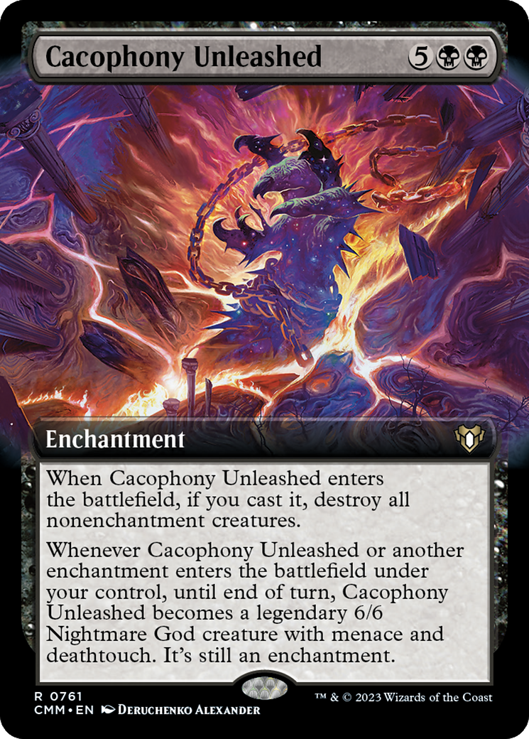 Cacophony Unleashed (Extended Art) [Commander Masters] | GrognardGamesBatavia