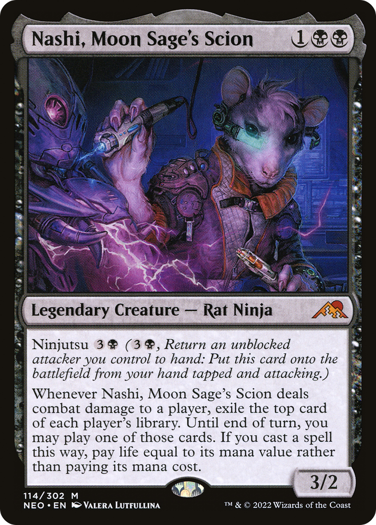 Nashi, Moon Sage's Scion [Kamigawa: Neon Dynasty] | GrognardGamesBatavia