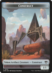 Thopter // Construct (0074) Double-Sided Token [Commander Masters Tokens] | GrognardGamesBatavia