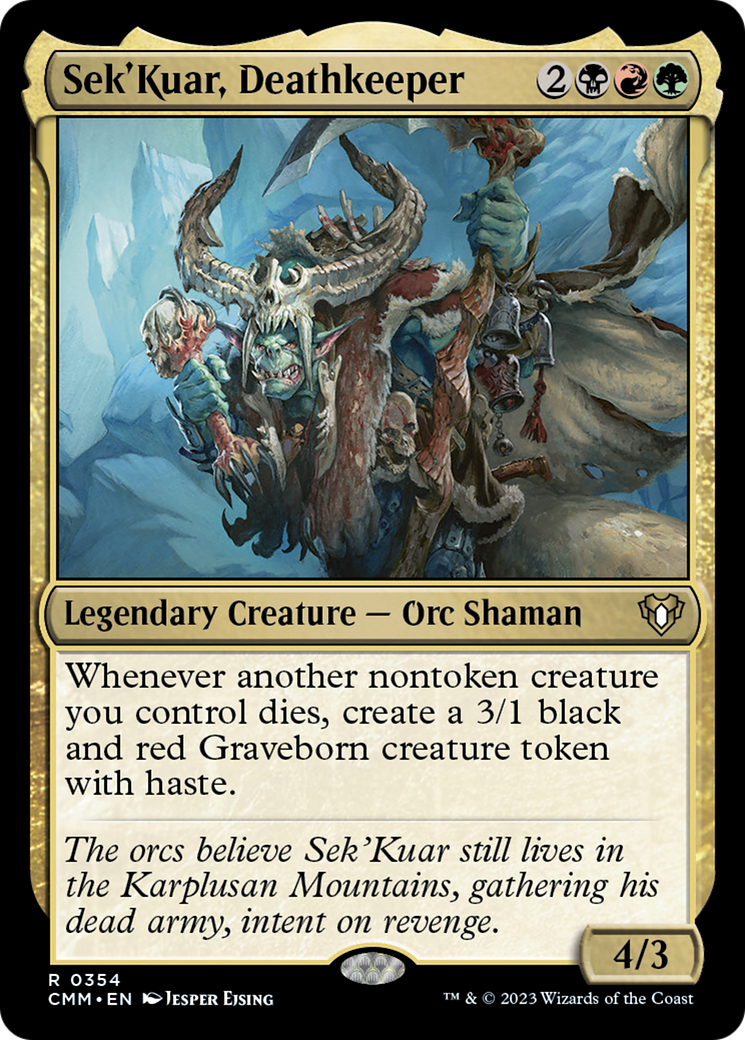 Sek'Kuar, Deathkeeper [Commander Masters] | GrognardGamesBatavia