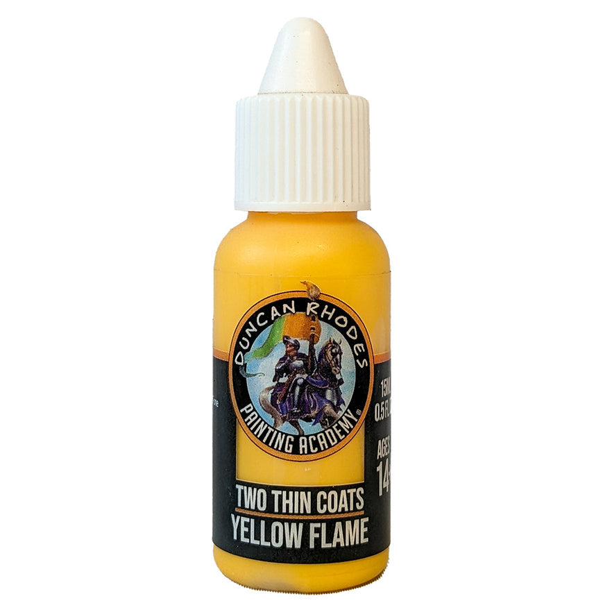 Two Thin Coats - 10006 Yellow Flame (15ml) | GrognardGamesBatavia