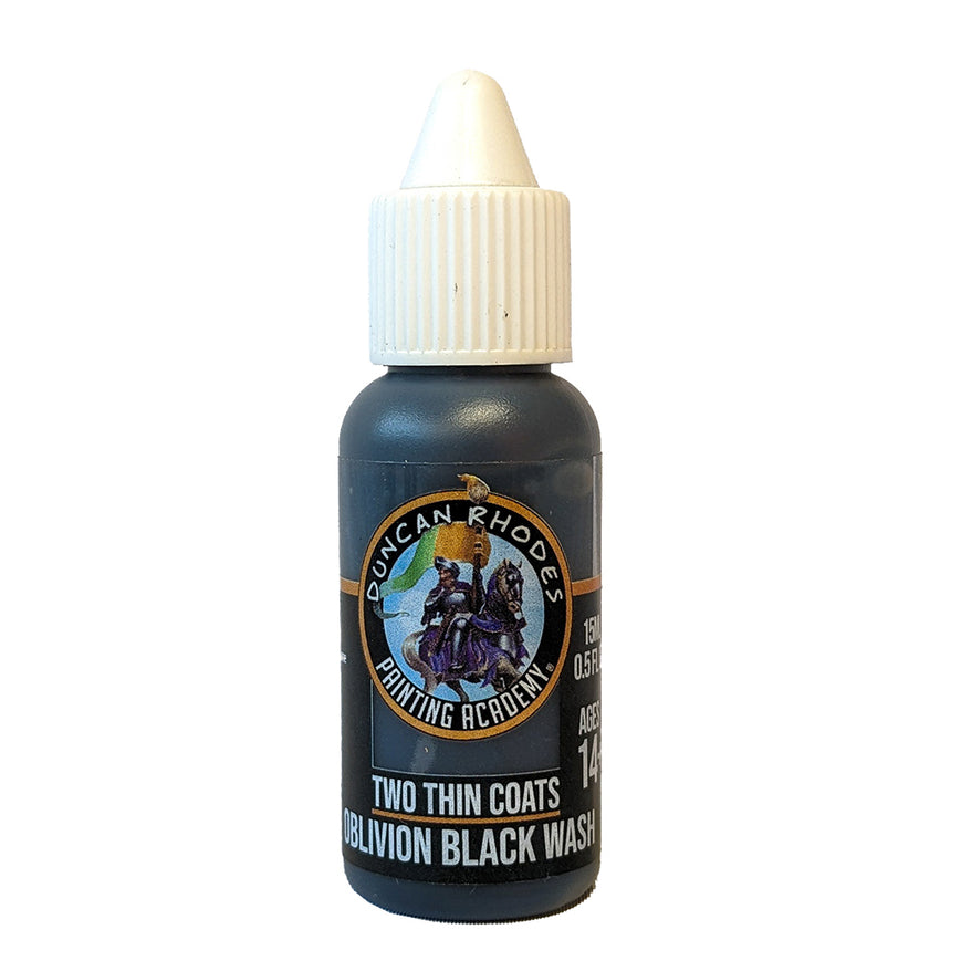 Two Thin Coats - 10055 Oblivion Black Wash (15ml) | GrognardGamesBatavia