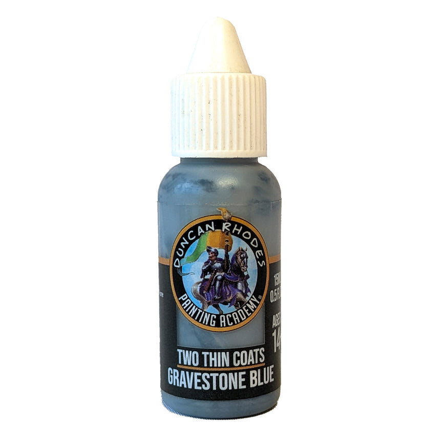 Two Thin Coats - 10051 Gravestone Blue (15ml) | GrognardGamesBatavia