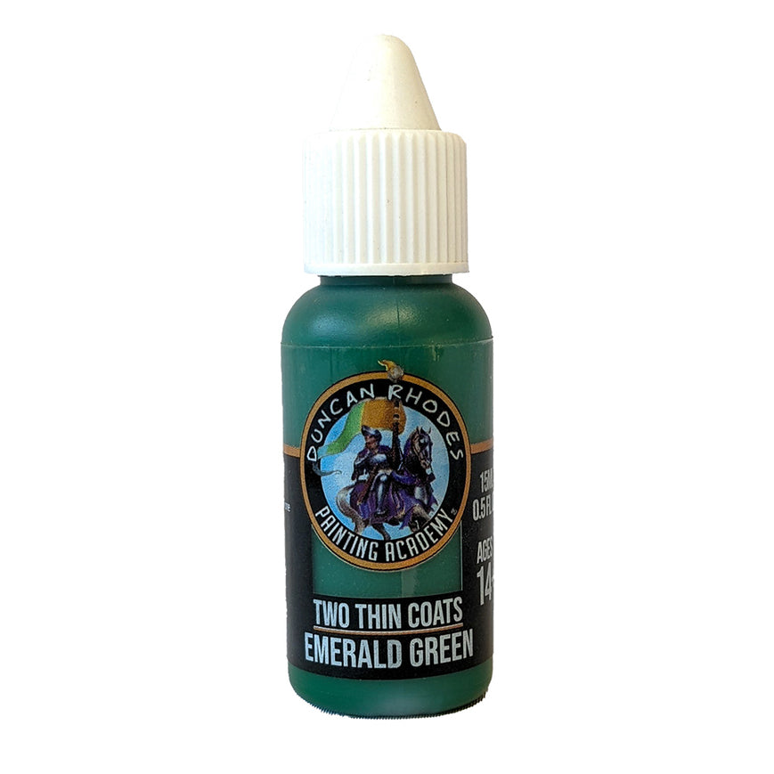 Two Thin Coats - 10014 Emerald Green (15ml) | GrognardGamesBatavia